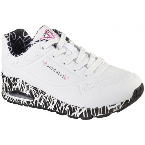 Zapatos Mujer Deportivas Moda Skechers 155506 Blanco