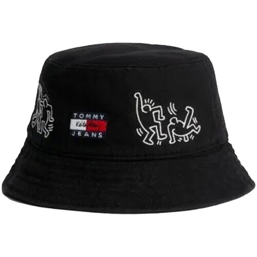 Accesorios textil Gorra Tommy Jeans - Accesorios Tj X Kh Bucket Hat Negro