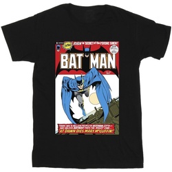 textil Niña Camisetas manga larga Dc Comics Running Batman Cover Negro