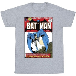textil Niña Camisetas manga larga Dc Comics Running Batman Cover Gris