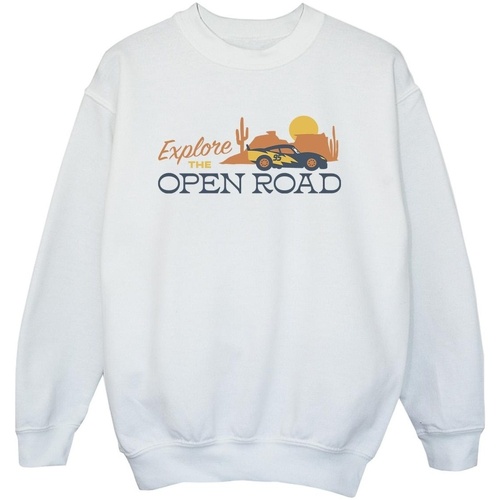 textil Niño Sudaderas Disney Cars Explore The Open Road Blanco