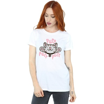 textil Mujer Camisetas manga larga Big Bang Theory Soft Kitty Purr Blanco