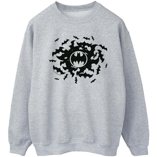textil Hombre Sudaderas Dc Comics Batman Bat Swirl Gris