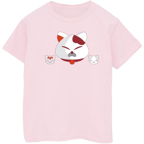 textil Niño Camisetas manga corta Disney Big Hero 6 Baymax Kitten Heads Rojo