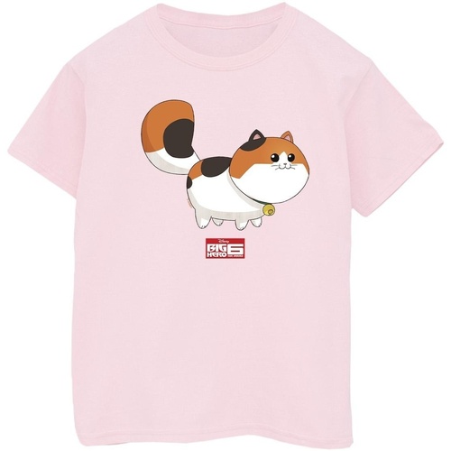 textil Niño Camisetas manga corta Disney Big Hero 6 Baymax Kitten Pose Rojo