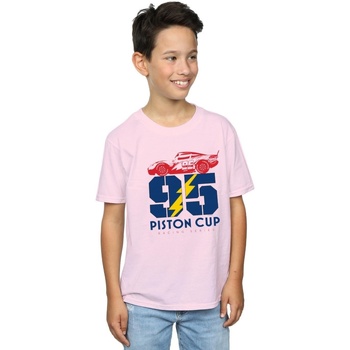textil Niño Camisetas manga corta Disney Cars Piston Cup 95 Rojo