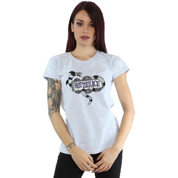 textil Mujer Camisetas manga larga Beetlejuice  Gris