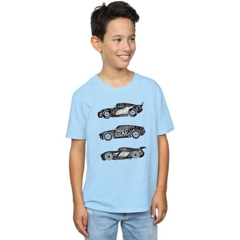 textil Niño Camisetas manga corta Disney Cars Text Racers Azul