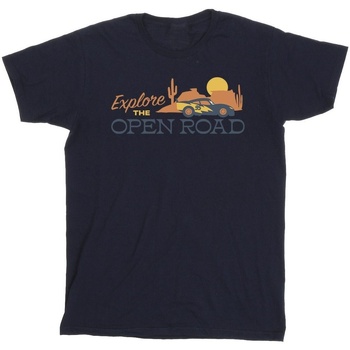 textil Niño Camisetas manga corta Disney Cars Explore The Open Road Azul