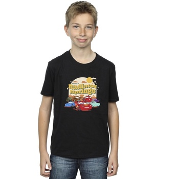 textil Niño Camisetas manga corta Disney Cars Radiator Springs Group Negro