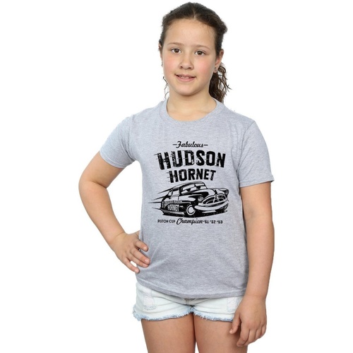 textil Niña Camisetas manga larga Disney Cars Hudson Hornet Gris