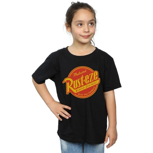 textil Niña Camisetas manga larga Disney Cars Rust-Eze Logo Negro