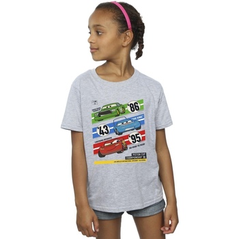 textil Niña Camisetas manga larga Disney Cars Piston Cup Champions Gris