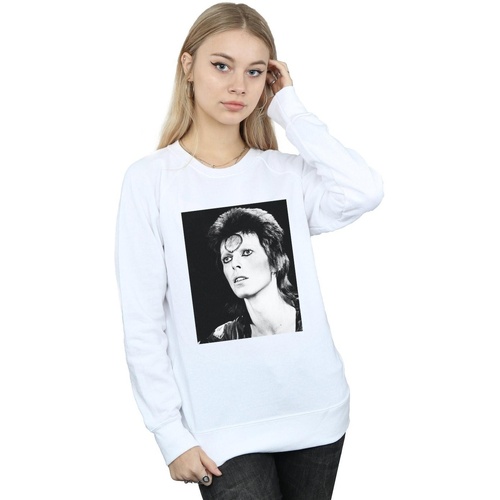 textil Mujer Sudaderas David Bowie Ziggy Looking Blanco