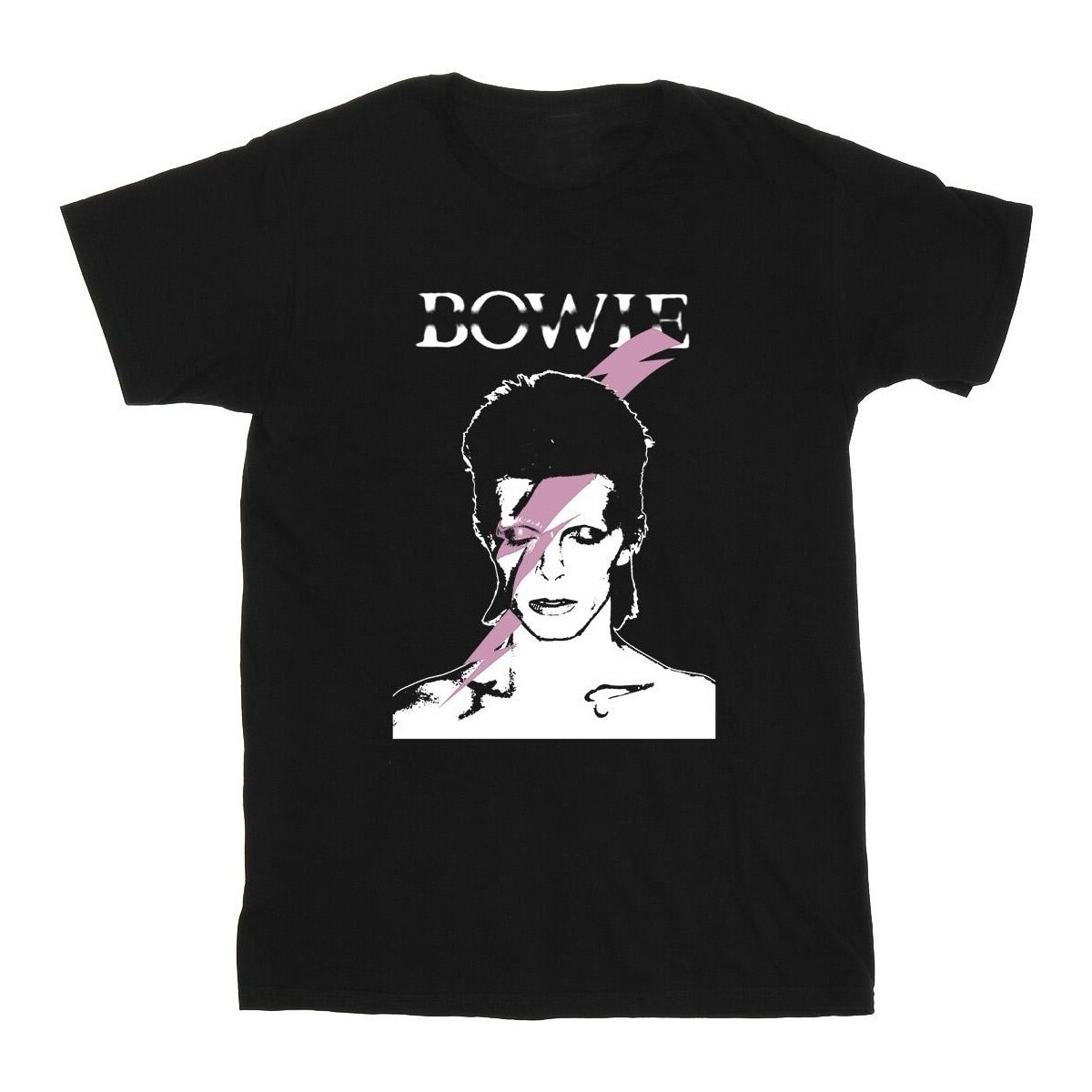 textil Niño Camisetas manga corta David Bowie Pink Flash Negro