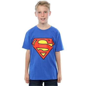 textil Niño Camisetas manga corta Dc Comics Superman Logo Azul