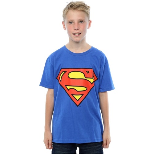 textil Niño Camisetas manga corta Dc Comics Superman Logo Azul