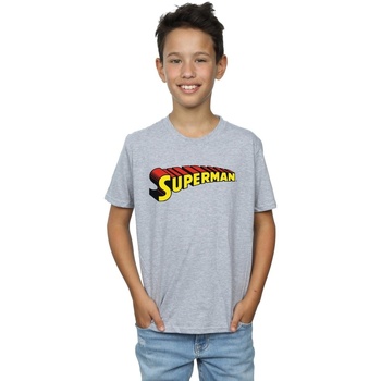 textil Niño Camisetas manga corta Dc Comics Superman Telescopic Loco Gris