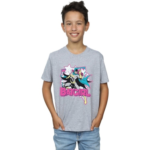 textil Niño Camisetas manga corta Dc Comics Batgirl Leap Gris