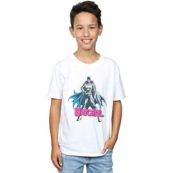 textil Niño Camisetas manga corta Dc Comics Batgirl Pose Blanco