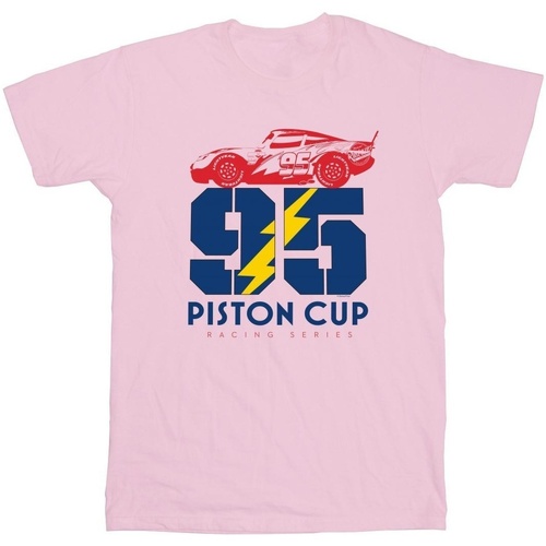 textil Mujer Camisetas manga larga Disney Cars Piston Cup 95 Rojo