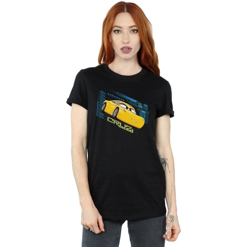 textil Mujer Camisetas manga larga Disney Cars Cruz Ramirez Negro