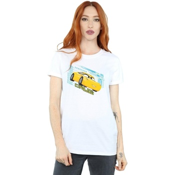 textil Mujer Camisetas manga larga Disney Cars Cruz Ramirez Blanco