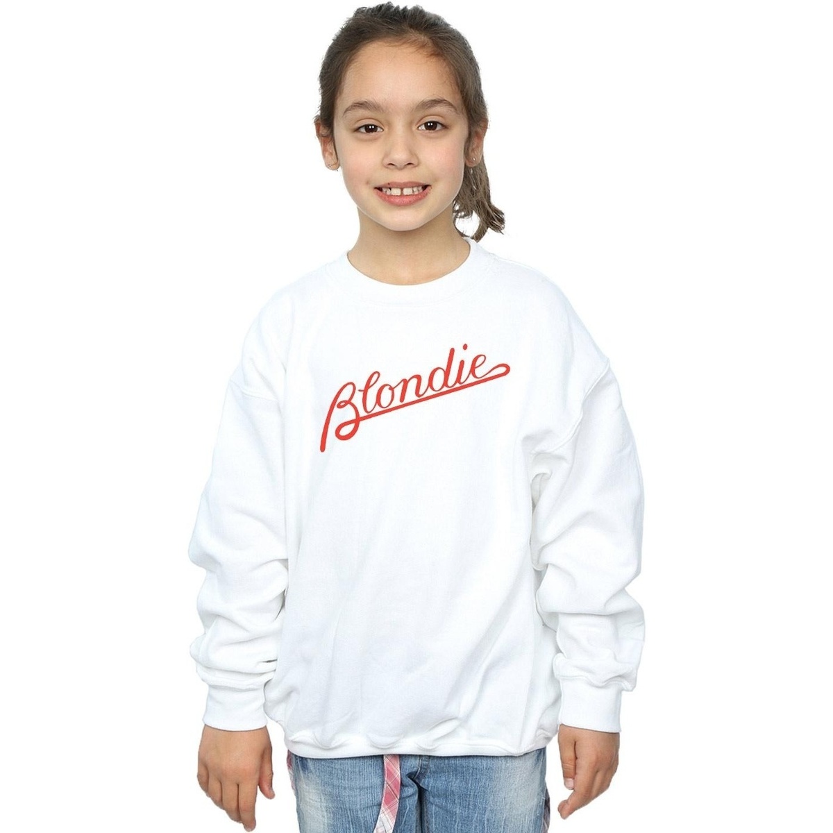 textil Niña Sudaderas Blondie Lines Logo Blanco