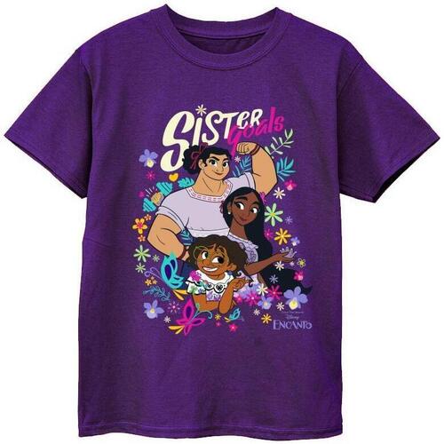 textil Niña Camisetas manga larga Disney Encanto Sister Goals Violeta