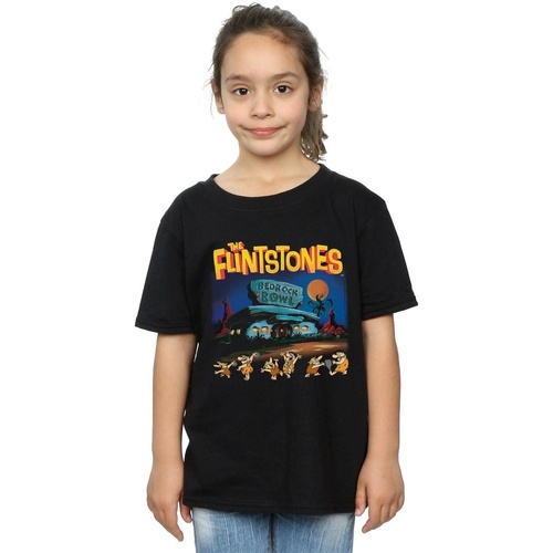 textil Niña Camisetas manga larga The Flintstones Champions Of Bedrock Bowl Negro