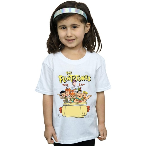 textil Niña Camisetas manga larga The Flintstones BI18248 Blanco