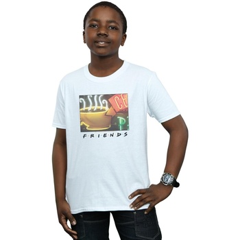 textil Niño Camisetas manga corta Friends Central Perk Homage Blanco