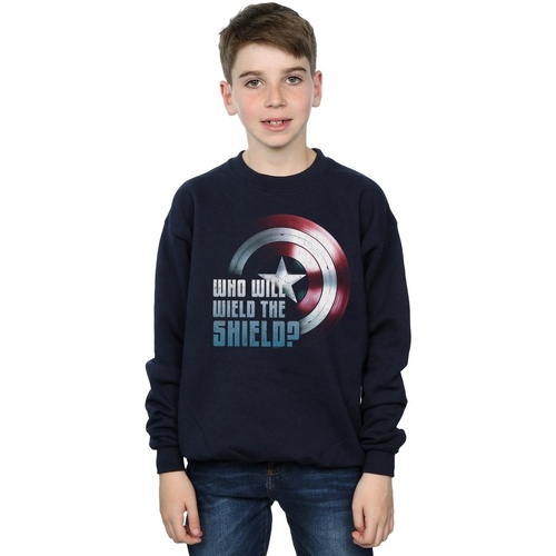 textil Niño Sudaderas Marvel The Falcon And The Winter Soldier Wield The Shield Azul
