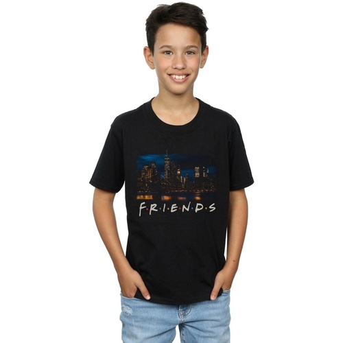 textil Niño Tops y Camisetas Friends New York Skyline Photo Negro