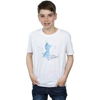 textil Niño Tops y Camisetas Disney Frozen 2 Olaf Ice Breaker Blanco