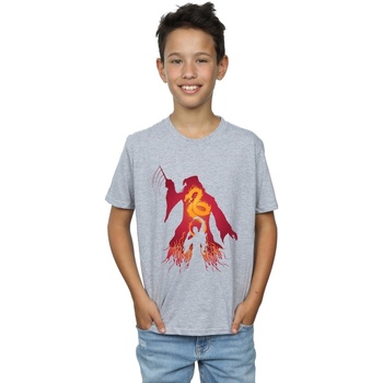 textil Niño Camisetas manga corta Harry Potter Dumbledore Silhouette Gris