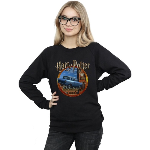 textil Mujer Sudaderas Harry Potter Flying Car Negro