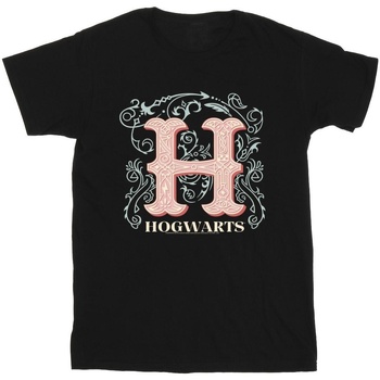textil Niño Camisetas manga corta Harry Potter Flowers H Negro