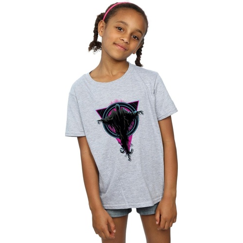 textil Niña Camisetas manga larga Harry Potter Neon Dementors Gris
