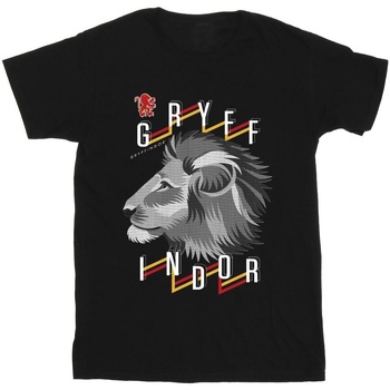 textil Niño Tops y Camisetas Harry Potter Gryffindor Lion Icon Negro