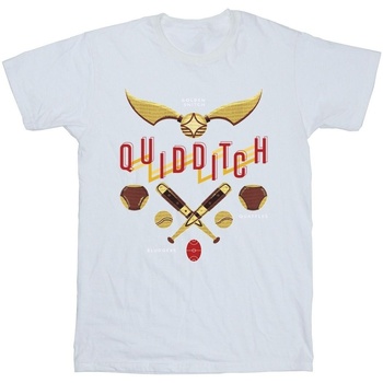 textil Niño Camisetas manga corta Harry Potter Quidditch Golden Snitch Blanco