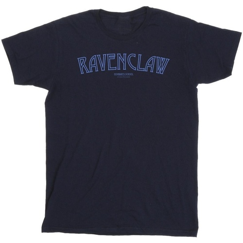 textil Niña Camisetas manga larga Harry Potter Ravenclaw Logo Azul