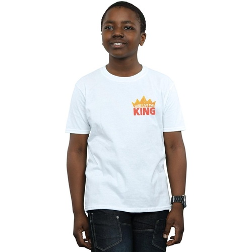 textil Niño Camisetas manga larga Disney The Lion King Movie Long Live Breast Print Blanco