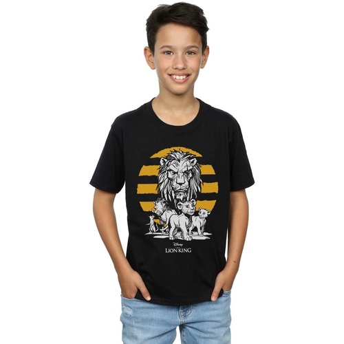 textil Niño Camisetas manga corta Disney The Lion King Movie Group Negro