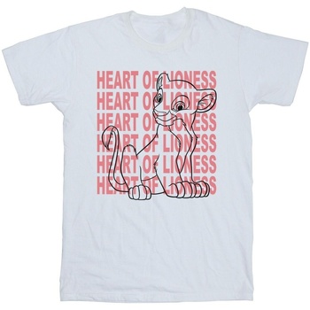 textil Niña Camisetas manga larga Disney The Lion King Heart Of A Lioness Blanco