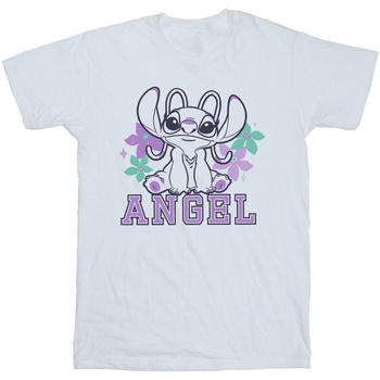 textil Niña Camisetas manga larga Disney Lilo & Stitch Angel Blanco