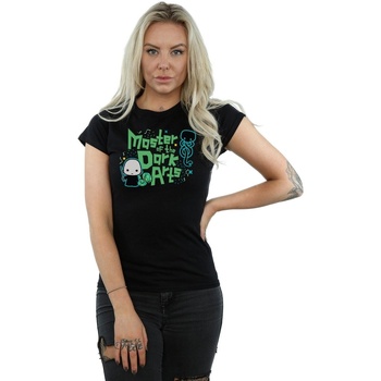 textil Mujer Camisetas manga larga Harry Potter Voldemort Dark Arts Junior Negro