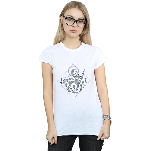 textil Mujer Camisetas manga larga Harry Potter Centaur Line Art Blanco