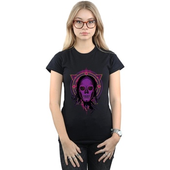 textil Mujer Camisetas manga larga Harry Potter Neon Death Eater Negro