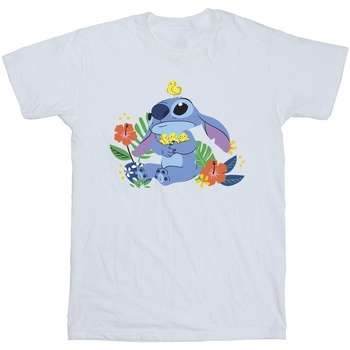 textil Niña Camisetas manga larga Disney Lilo & Stitch Birds Blanco